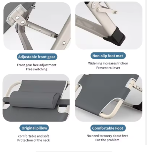 Hot Sale Metal Folding Zero Gravity Reclining Beach Chair Outdoor Garden Sun Lounger for Camping for Bedroom & Hotel Use