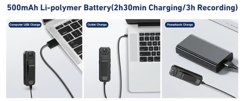 🏆Flash Sale⚡ 50K+ SOLD! Almost Gone-🔥HD 1080P Rechargeable Mini Body Camera With Night Vison&Rotating Lens📷️