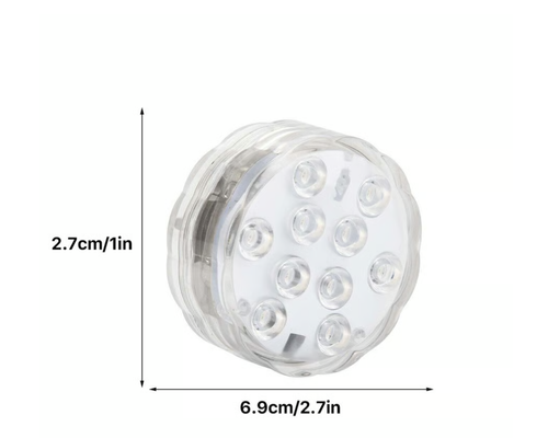 💥Buy one, get three free—end up with four💥Submersible LED Pool Lights (RF Remote Control )