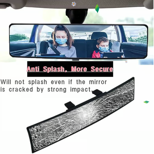 Universal Interior Clip On Panoramic Rearview Car Wide Angle Mirror