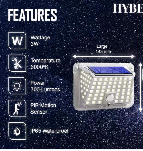 Highlux Nice Design IP65 Solar Wall Light High Lux 2W High Brightness Aluminum Housing Solar Garden Lights