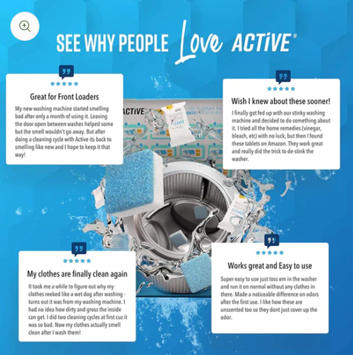 Washing Machine Deep Cleaner Tablets ( Buy 2 Get 3 FREE )