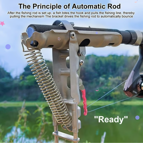 🔥High Sensitivity Dual Spring Activation Fishing Rod Holder🐟