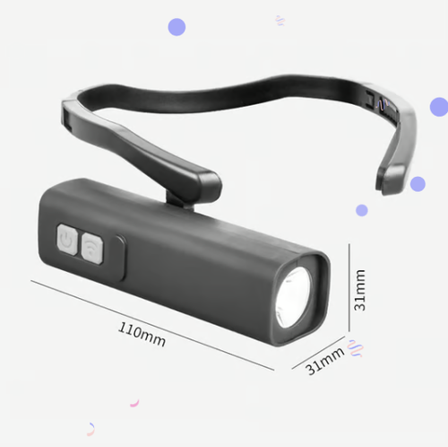 Ear-Mounted LED Head Torch with Motion Sensor（buy one get one free）