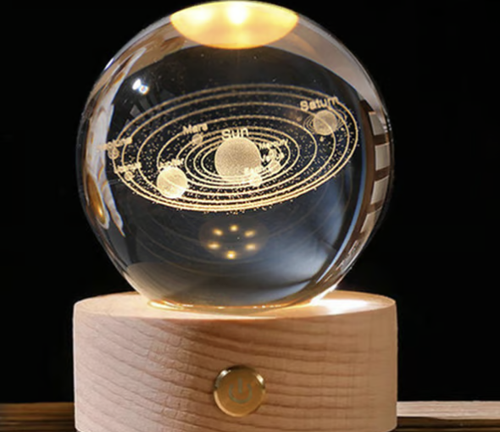 Hot Sale - 3D Planet Crystal Ball-Free Shipping