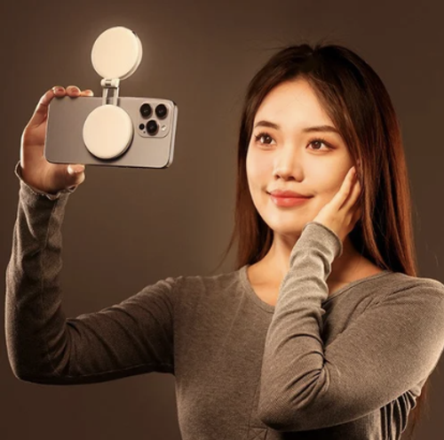 💥 3-in-1 Magnetic Beauty Selfie Light for Phones