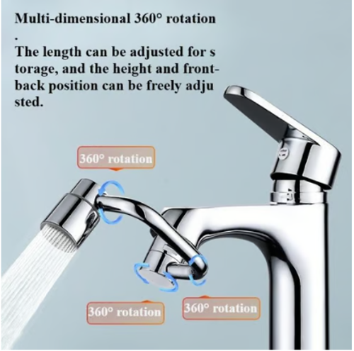 🚰Universal sink faucet-✨360° Rotatable Faucet Aerator Extension
