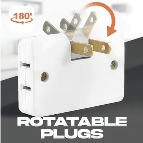 180 Degrees Rotatable Socket Converter