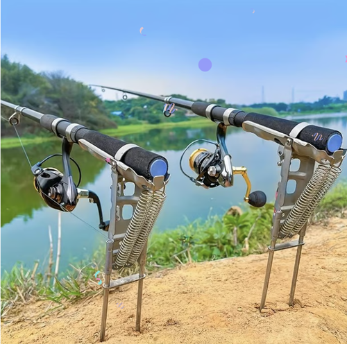 🔥High Sensitivity Dual Spring Activation Fishing Rod Holder🐟