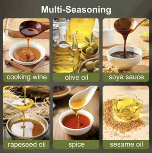 🎁💕2 in 1 Glass Oil Sprayer & Dispenser🔥