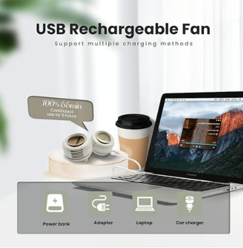 Portable Silent Mini Bladeless Electric Fan