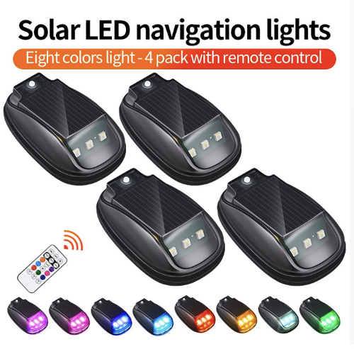 Solar Car Roof RGB Strobe Light（Buy one get five）