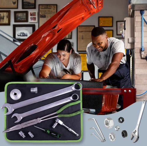 Powerful Magnetic Tool Mat 🚗 – Holds Tools Firm on Bumpy Surfaces, Easy-Clean for Mechanic Workstations