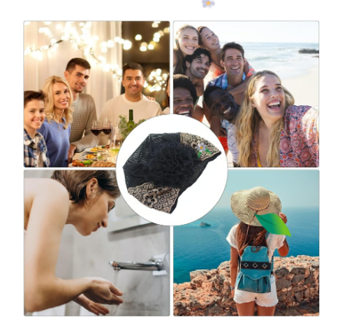 Plum Blossom Hollow Beaded Wide Headband