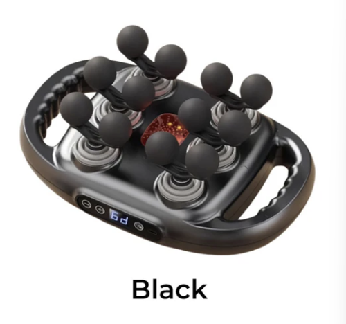 💆‍♂️ 60% OFF! 🔥 Multi-Functional Automatic 12-Head Muscle Massage Gun – Relaxation & Pain Relief ✨