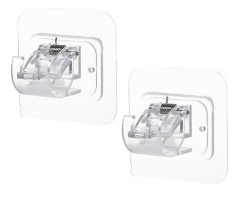 🔥Nail-Free Adjustable Curtain Rod Holders (Set of 2)