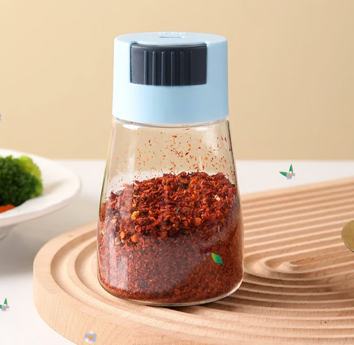 Salt and Pepper Shakers Precise Quantitative Push Type（Four packs.）