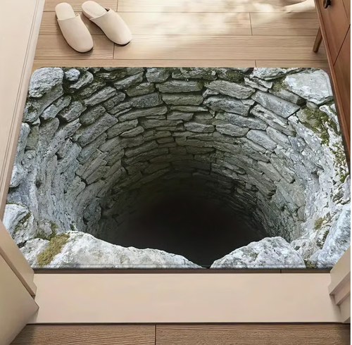 ✨Endless Abyss Illusion Doormat – Mind-Bending 3D Visual Effect