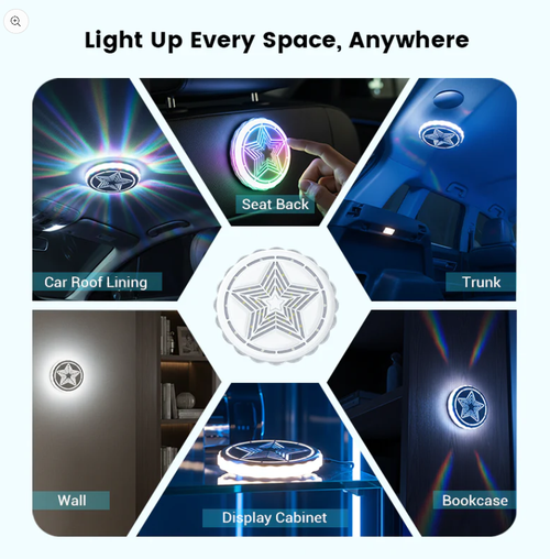 ✨Car Interior Roof Light - Magnetic Multi-Mode Rechargeable