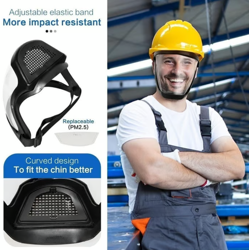 💕Anti-Fog Protective Full Face Shield（One photo, two outcomes.）