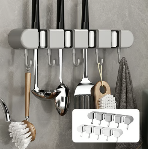 💖 Multifunctional Mop Holder with Hook
