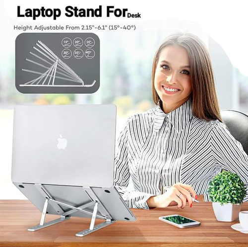 (Free Home Delivery) Aluminium Foldable Laptop Stand