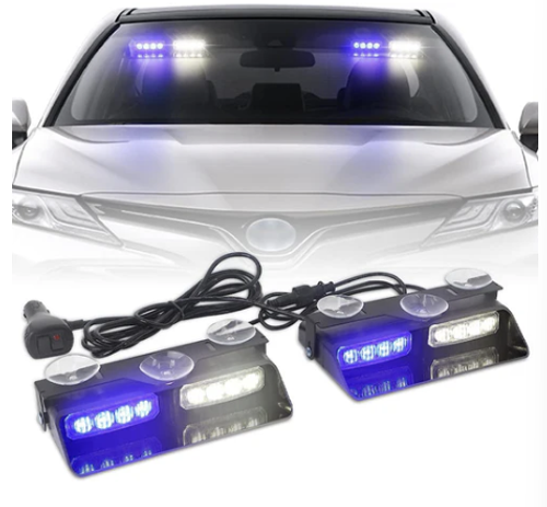 🎉HOT SALE🎉Windshield Suction Cup Strobe Warning Light for Vehicles