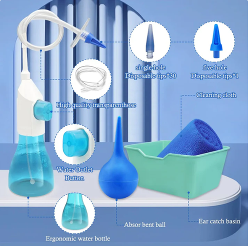 📢📢BIG SALE!!⏰👂 Ear Wax Removal Kit – Safe, Gentle & Reusable Silicone Spoon for Easy, Hygienic Ear Cleaning ✨🛡️