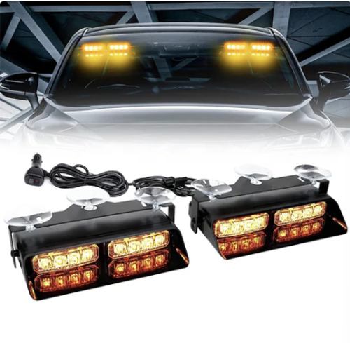 🎉HOT SALE🎉Windshield Suction Cup Strobe Warning Light for Vehicles