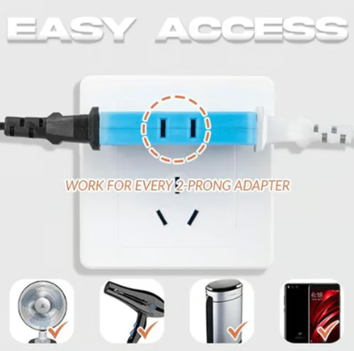 180 Degrees Rotatable Socket Converter