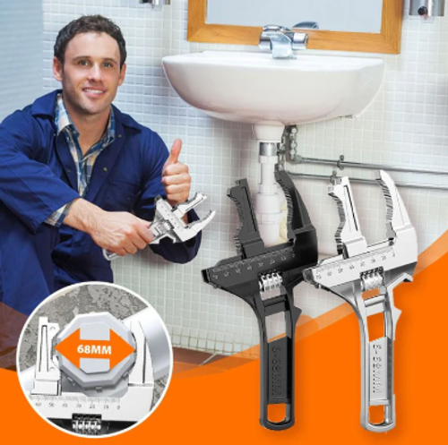 ⏳Limited time 50% off💥Reversible Sink Wrench With 6-68mm Jaw Opening