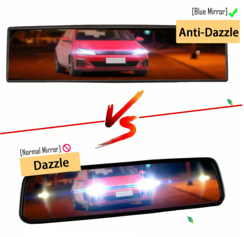 Universal Interior Clip On Panoramic Rearview Car Wide Angle Mirror