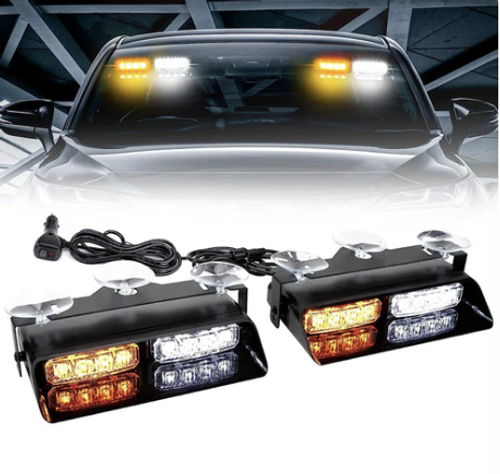 🎉HOT SALE🎉Windshield Suction Cup Strobe Warning Light for Vehicles