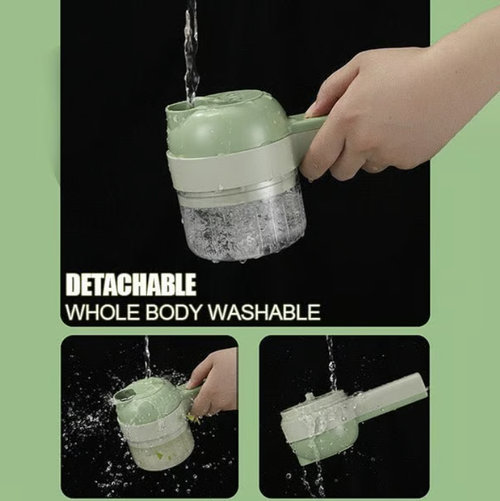 4 In 1 Handheld Electric Vegetable Cutter Set🥗