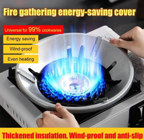 Home gas stove fire gathering energy-saving cover