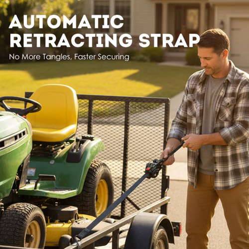 💥Hot Sale💥Automatic Retractable Ratchet Straps