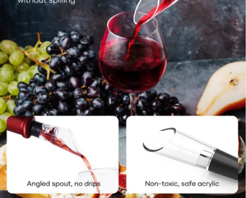 🥳2026 HOT SALE🥳💞50K+ SOLD!✨ 💝Electric Wine Opener Set - USB Rechargeable Corkscrew with 6 Accessories🍷🤹