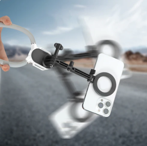 Magnetic Neck Phone Holder for Hands-Free Recording