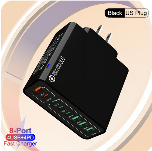 🎁8 in 1 Waterproof Ports USB Fast Charger