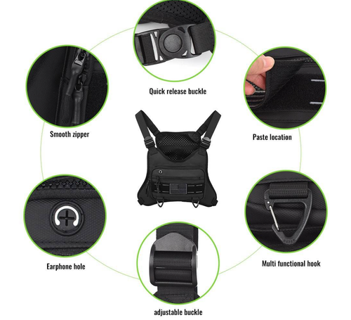 Trendy tactical chest bag
