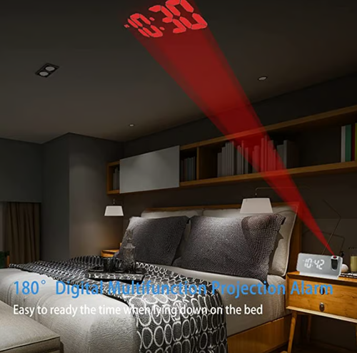 🔥Mirror Projection Alarm Clock