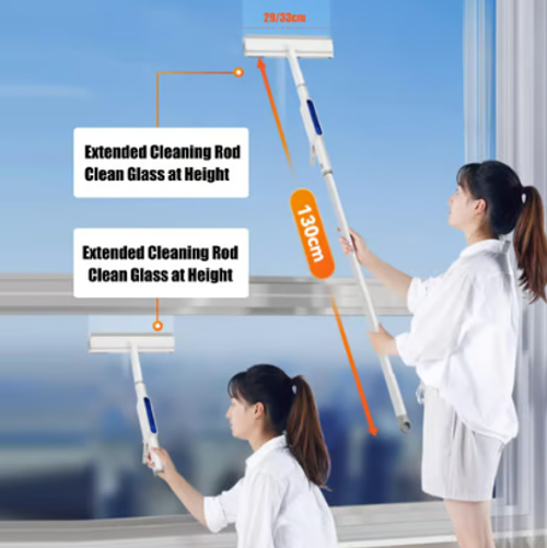 🔥 Squeegee for Window Cleaning with Spray