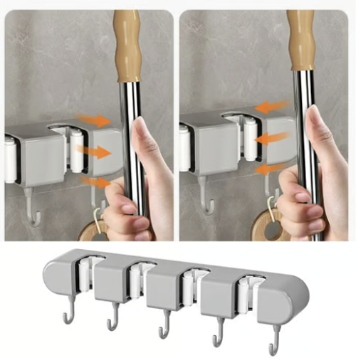 💖 Multifunctional Mop Holder with Hook