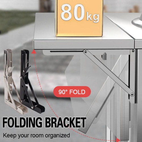 ⏳ Time-bound Special Offer ⏰ Instant Fold Multi-Use Rack – Enlarge Your Kitchen Study, Space Saving & Rugged Organizer ✨ (One picture, two results.)