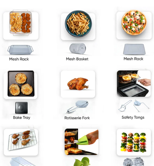 SOLARA Large Digital Air Fryer Oven (12L)