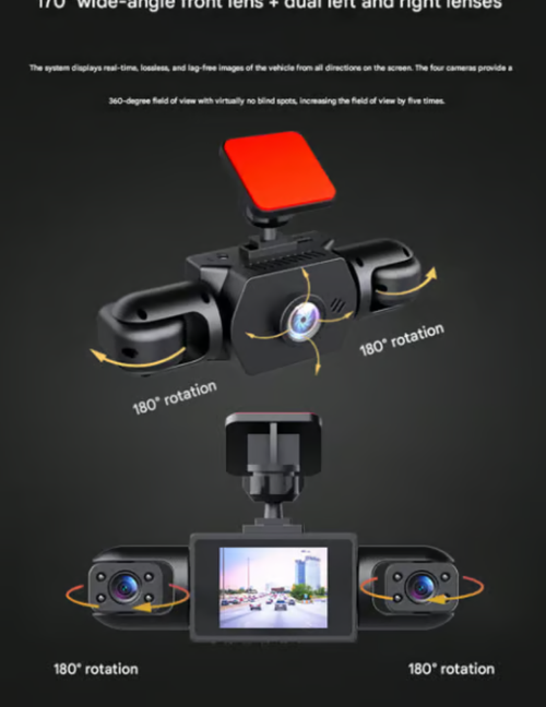 🎁🔥Full View Car Dashcam System Safety is guaranteed.
