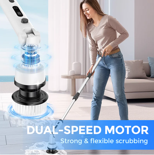 Multifunctional extendable electric cleaning brush