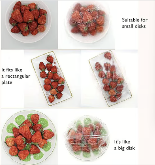 Disposable Food Covers Fresh Keeping Bags (200pcs）