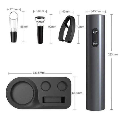 🔥Electric Wine Bottle Opener Set🍷（Five-piece set）