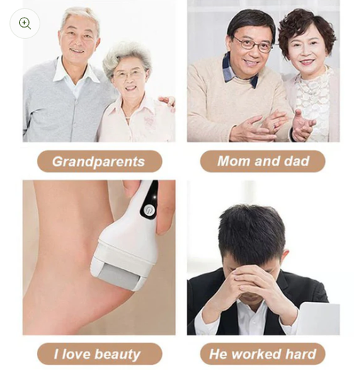 🔋🦶Rechargeable Electric Foot Exfoliating Scrubber🌟 Gently Exfoliates, Smooths Feet, Essential for Home Pedicures!